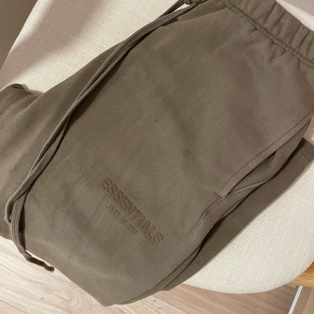 Essentials Brown / wood sweatpants relaxed pants